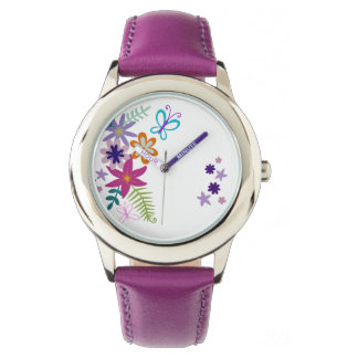 De Pulsera Reloj floral para niños
