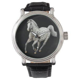 De Pulsera Reloj galopante del caballo del Appaloosa del