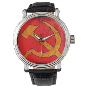 De Pulsera Reloj Grande-Hecho frente soviético elegante del