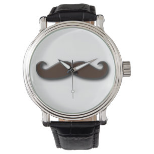 De Pulsera reloj hecho frente bigote