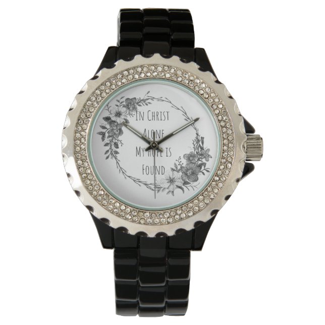 De Pulsera Reloj In Christ Alone (Anverso)