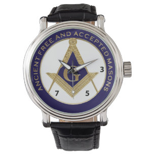 De Pulsera Reloj libre y aceptado antiguo del albañil