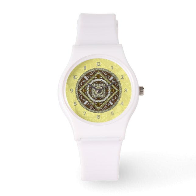 De Pulsera Reloj Mandala Géminis (Anverso)