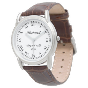 De Pulsera Reloj masculino personalizado con elegante banda d
