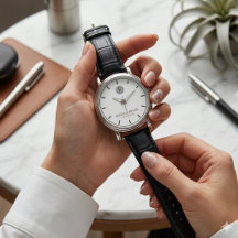 Reloj Minimalista con Nombre Personalizado Estilo