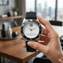 Reloj Minimalista con Nombre Personalizado Estilo
