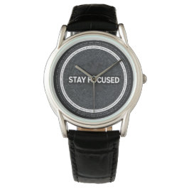 De Pulsera Reloj Motivacional Mantén el Enfoque Cita Inspirad