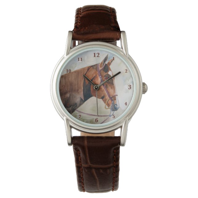 De Pulsera Reloj mujer con caballo Saratoga (Anverso)