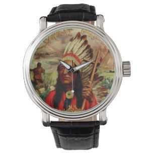 De Pulsera Reloj nativo americano