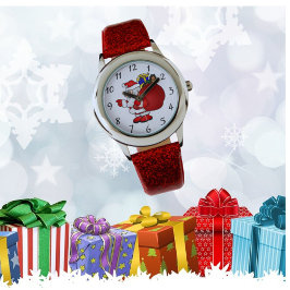De Pulsera Reloj Navidad eWatch Santa para Niños