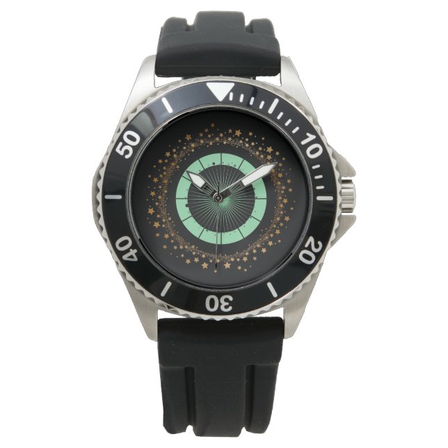 De Pulsera Reloj negro (Anverso)