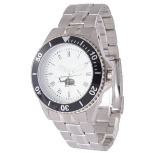 De Pulsera Reloj negro del helicóptero
