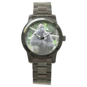 De Pulsera Reloj negro gorila masculino