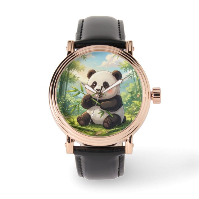De Pulsera Reloj negro lindo (Anverso)