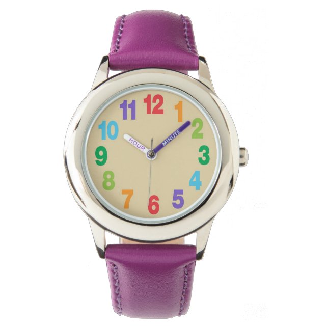 De Pulsera Reloj para niños - Aprendizaje divertido para deci (Anverso)