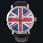 De Pulsera Reloj patriótico con bandera del Reino Unido<br><div class="desc">Añada un toque de orgullo británico a su muñeca con nuestro exclusivo reloj de mano con la bandera del Reino Unido. Diseñado con meticulosa atención a los detalles, este reloj de mano es más que sólo un accesorio de tiempo; es una celebración de la rica herencia y orgullo cultural del...</div>