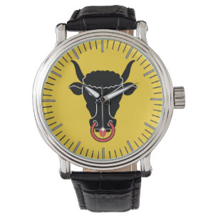 De Pulsera Reloj patriótico especial con la bandera del cantó
