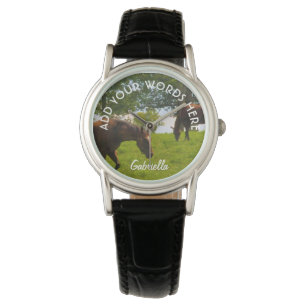 De Pulsera Reloj personalizado del caballo