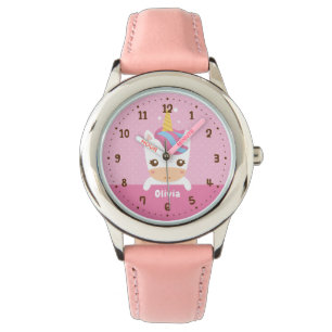 De Pulsera Reloj Personalizado Niñas Unicornio Bebé Lindo
