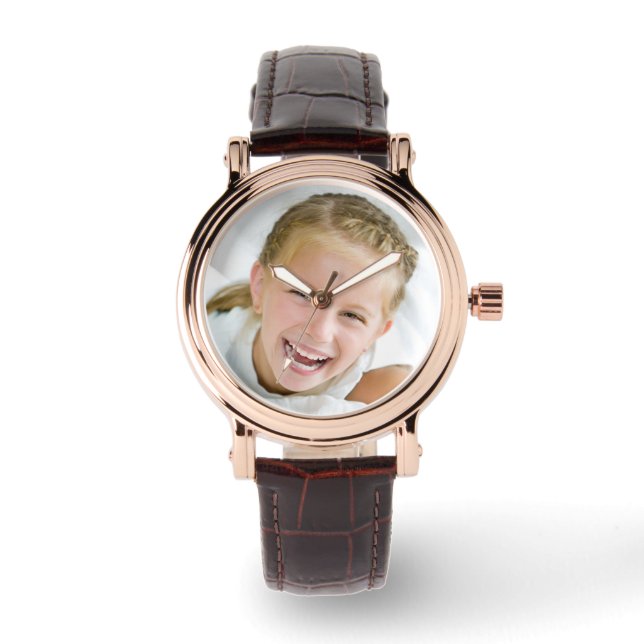De Pulsera Reloj personalizado para agregar una foto (Anverso)