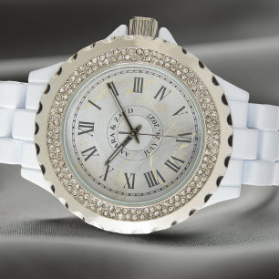 De Pulsera Reloj Personalizado para Mujer – Números Romanos