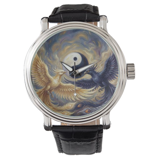 De Pulsera Reloj Phoenix Balance Yin Yang (Anverso)
