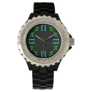 De Pulsera Reloj Pi Doble (Con Efecto Esfera Pi)
