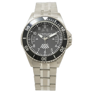 De Pulsera Reloj piloto al estilo altímetro
