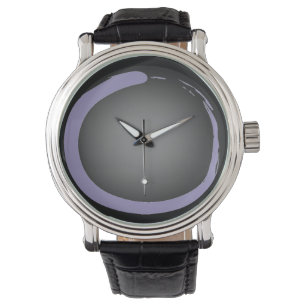 De Pulsera reloj púrpura del movimiento del cepillo