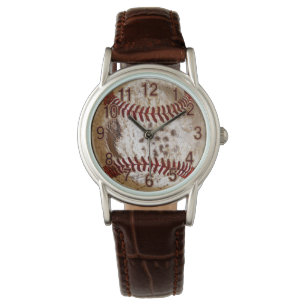 De Pulsera Reloj rústico fresco del BÉISBOL en muchos estil