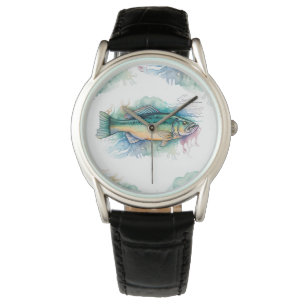 De Pulsera Reloj - Serie acuarela: Bass
