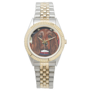 De Pulsera Reloj Setter Rojo Irlandés