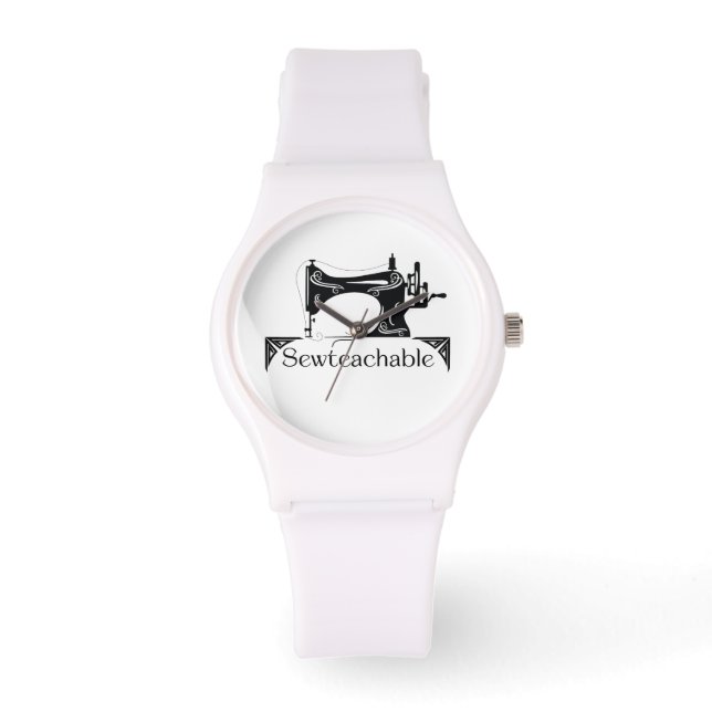 De Pulsera Reloj Sewteachable (Blanco) (Anverso)