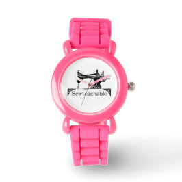 De Pulsera Reloj Sewteachable eWatch (Rosa)