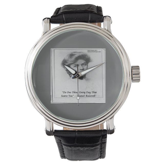 De Pulsera Reloj Unisex Eleanor Roosevelt & Cita (Anverso)