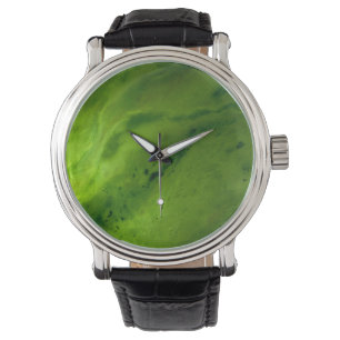 De Pulsera Reloj verde del jade