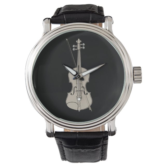 De Pulsera Reloj violín Instrumentos músicos violín viola (Anverso)