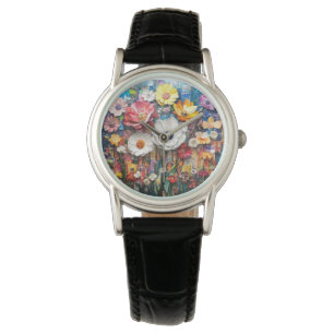 De Pulsera Resumen Reloj floral