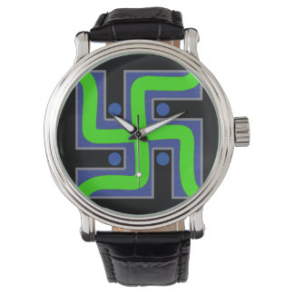 De Pulsera REUNIONES Esvastica Dagaz Reloj Hindu buena suerte
