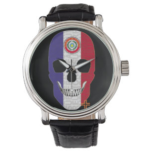 De Pulsera REUNIONES Paraguay Reloj Correa cuero