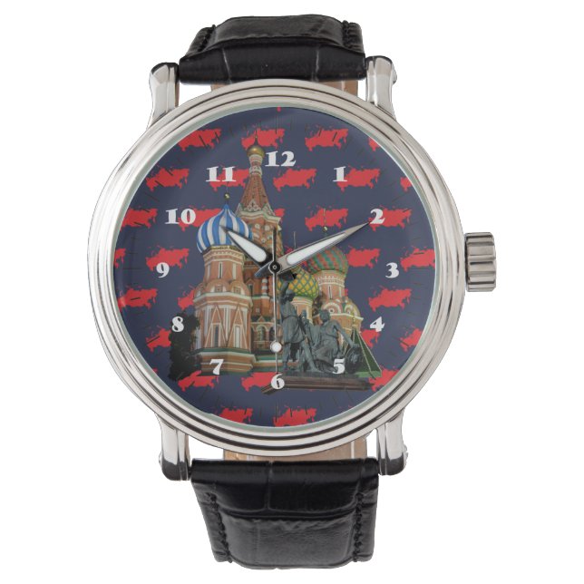 De Pulsera Rusia - Russia Moscú reloj (Anverso)