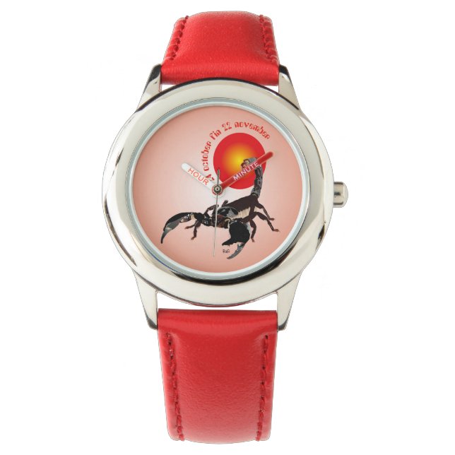 De Pulsera Scorpiun 24 october fin 22 reloj November (Anverso)