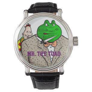 De Pulsera Sr. El reloj del sapo