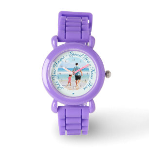 De Pulsera Sube tu foto reloj regalo Añadir texto personaliza