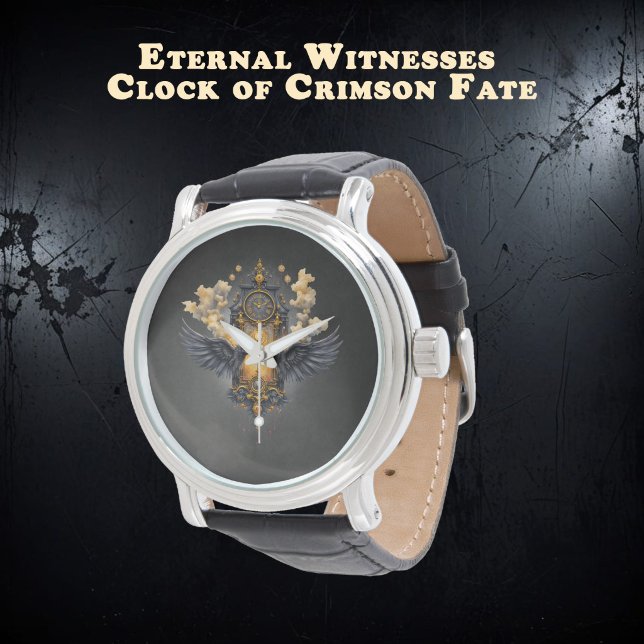 De Pulsera Testigos Eternos – Reloj del Destino Carmesí.  (Subido por el creador)