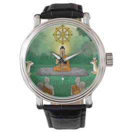 De Pulsera Triple Gemas: Buda, Dharma, reloj Sangha