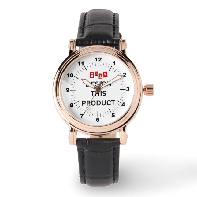 De Pulsera VENTA! Reloj femenino - Plaza personalizada (Anverso)
