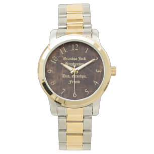 De Pulsera Viejo reloj masculino personalizado clásico