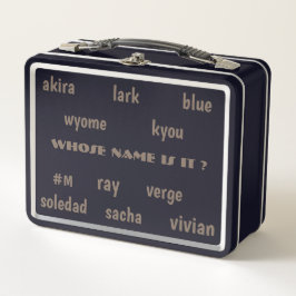 ¿DE QUIÉN ES EL NOMBRE? DE MMETROPOLIM / NEGRO