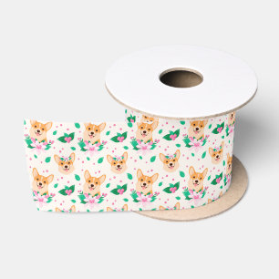 De Raso Corgi Lindo Lazo Floral